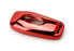 Chrome Red TPU Key Fob Case For Ford or Lincoln 4/5-Button Intelligent Keyless