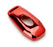 Chrome Red TPU Key Fob Case For Ford or Lincoln 4/5-Button Intelligent Keyless