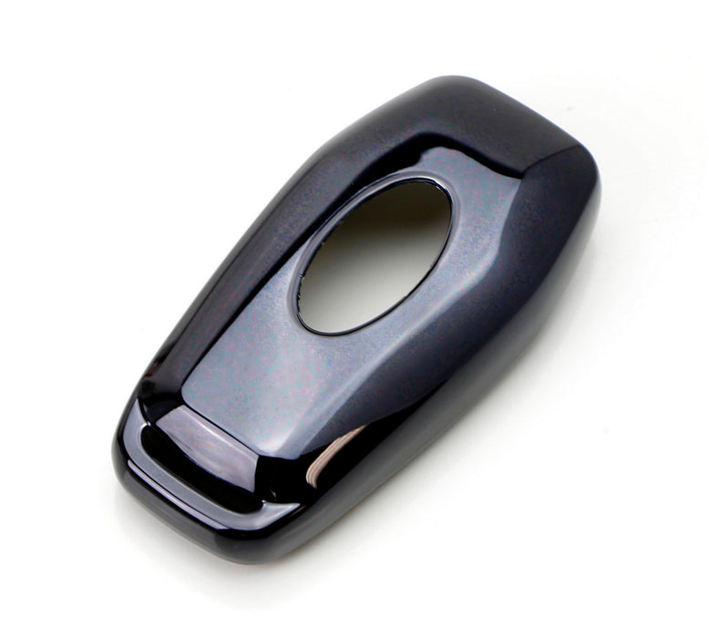 Chrome Black TPU Key Fob Case For Ford or Lincoln 4/5-Button Intelligent Keyless