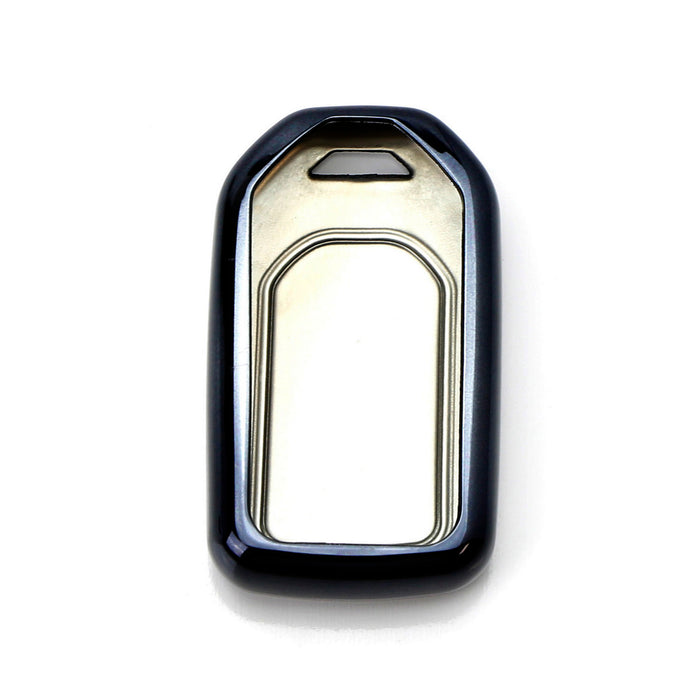 Chrome Black TPU Key Fob Case For Honda Accord Civic Pilot CRV HRV Odyssey, etc