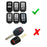 Chrome Red TPU Key Fob Case For Honda Accord Civic Pilot CRV HRV Odyssey, etc