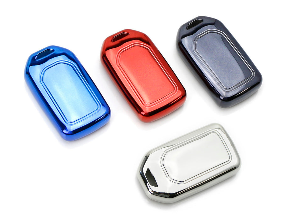 Chrome Silver TPU Key Fob Case For Honda Accord Civic Pilot CRV HRV Odyssey, etc