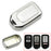 Chrome Silver TPU Key Fob Case For Honda Accord Civic Pilot CRV HRV Odyssey, etc