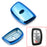 Chrome Blue TPU Key Fob Case For 2014-up Hyundai Tucson IX35 Keyless Entry Fob