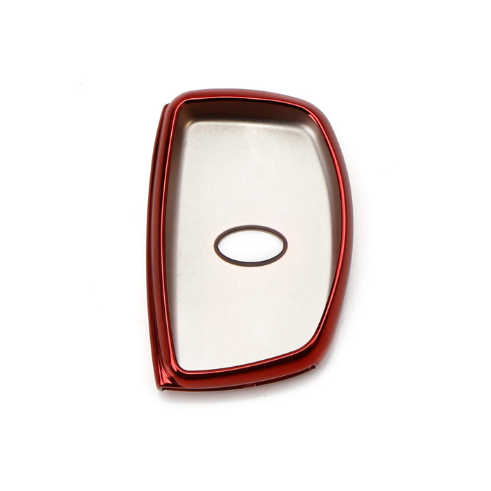 Chrome Red TPU Key Fob Case For 2014-up Hyundai Tucson IX35 Keyless Entry Fob