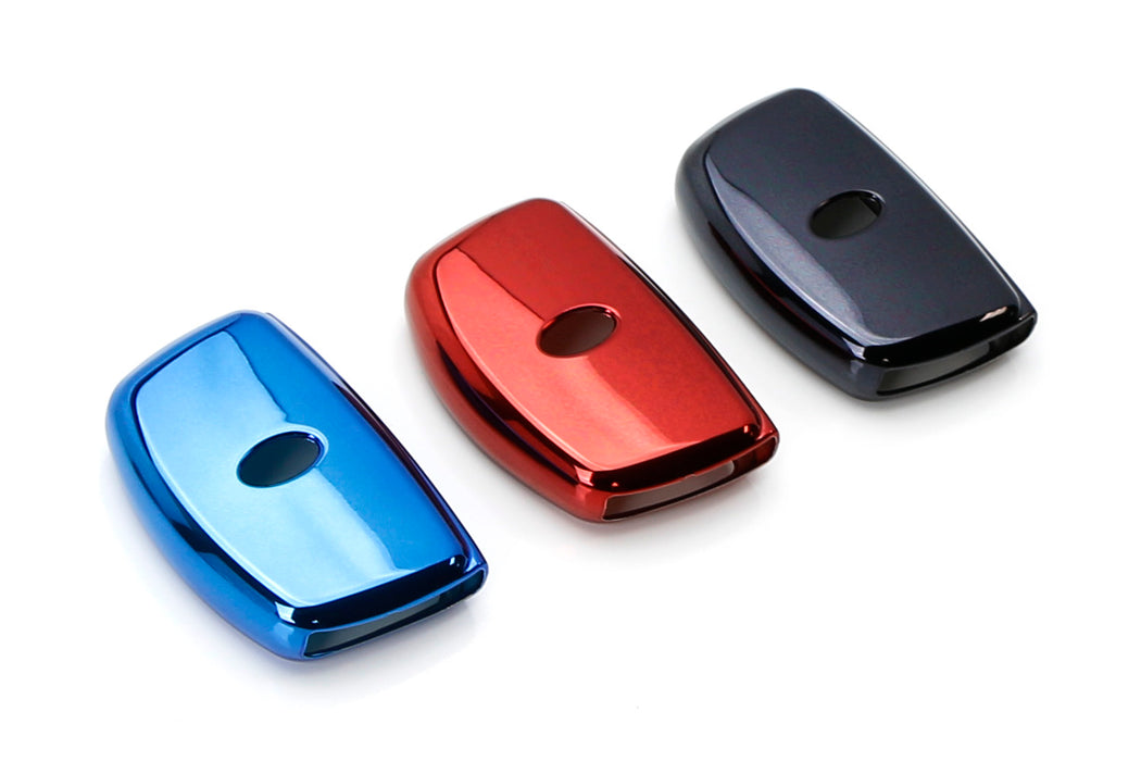 Chrome Red TPU Key Fob Case For 2014-up Hyundai Tucson IX35 Keyless Entry Fob