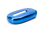 Chrome Blue TPU Key Fob Case For Dodge Charger Challenger Jeep Chrysler, etc