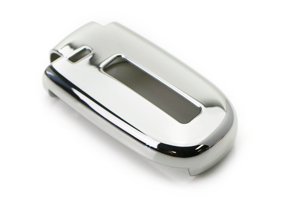 Chrome Silver TPU Key Fob Case For Dodge Charger Challenger Jeep Chrysler, etc