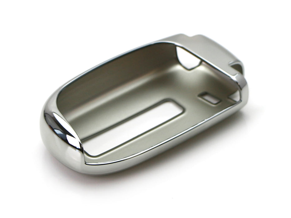 Chrome Silver TPU Key Fob Case For Dodge Charger Challenger Jeep Chrysler, etc