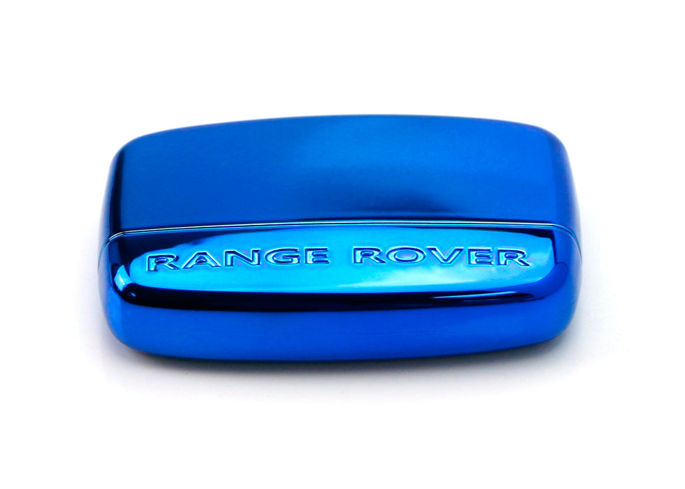 Exact Fit Chrome Blue TPU Key Fob Case For 2010-16 Land Rover Keyless Smart Key