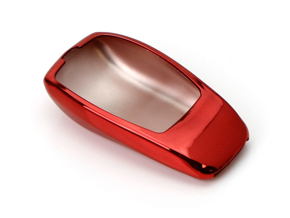 Chrome Red TPU Key Fob Case For Mercedes E S G A C CLA CLS GLB GLC GLE GLS-Class