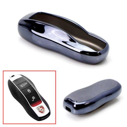 Black TPU Key Fob Cover Case For Porsche Cayenne Panamera Macan 718  Cayman 911