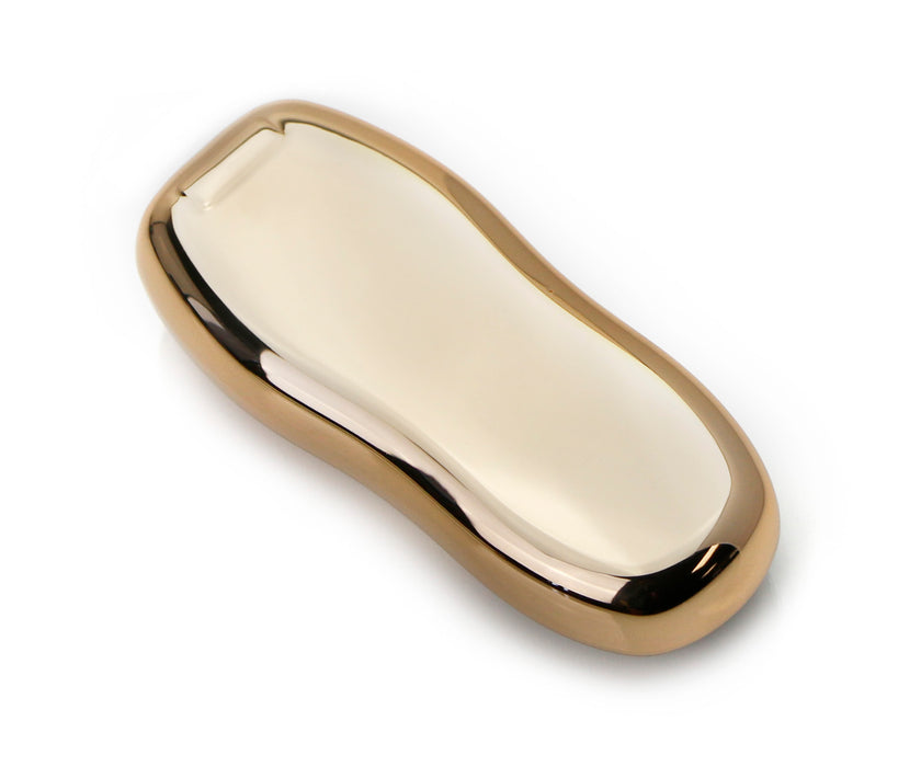 Gold TPU Key Fob Cover Case For Porsche Cayenne Panamera Macan 718  Cayman 911