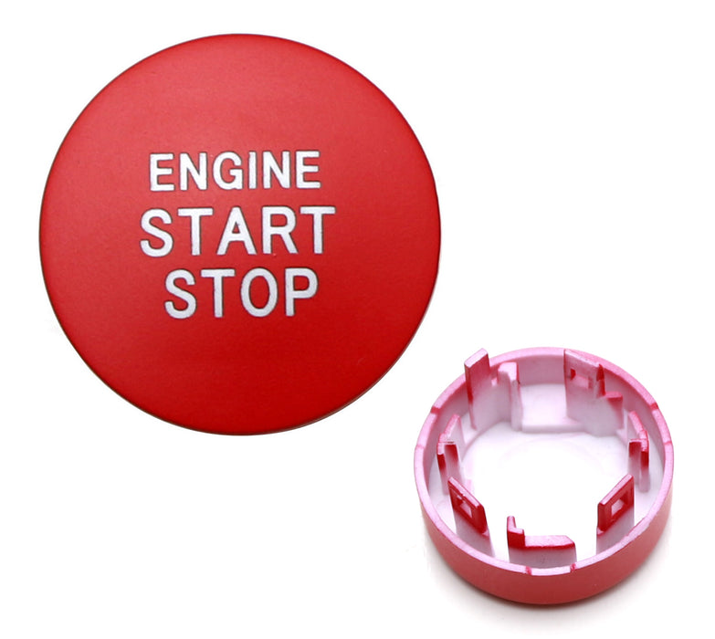 TRD-Style Red Engine Push Start Button For 20+ Camry Tundra Corolla Sienna, etc