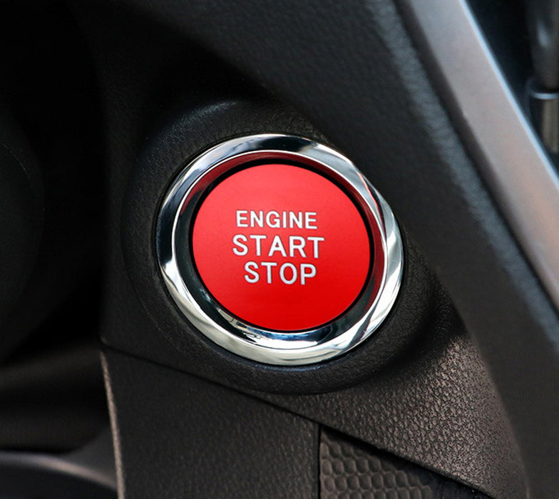 TRD-Style Red Engine Push Start Button For 20+ Camry Tundra Corolla Sienna, etc