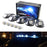 Clear Lens White Full LED Cab Roof Clearance Marker Light Kit For Truck SUV 4x4