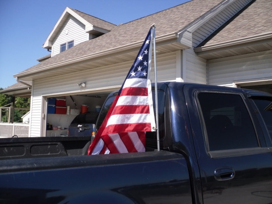 Universal Fit Inside Truck Bed Mount Flag Pole Holder System Fit 1.25 Flagpole