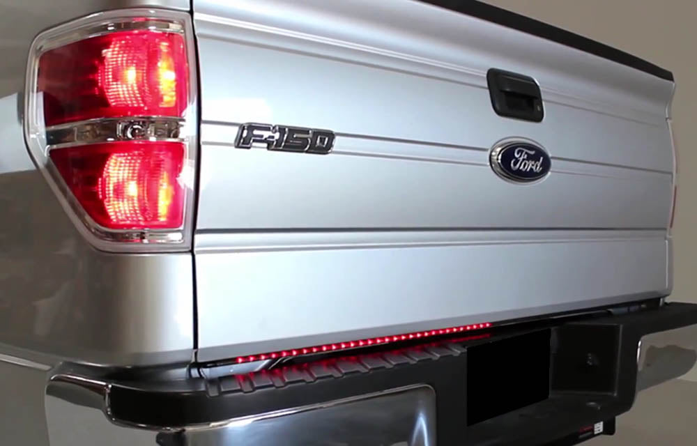 60" Trunk Tailgate Red White LED Light Bar For Reverse Brake Turn Signal Tail