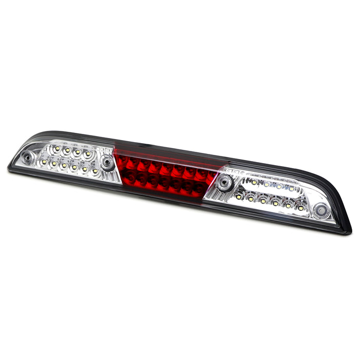 Clear/Red F1 Strobe LED High Mount 3rd Brake Light For 2015-20 F150, F250 Ranger