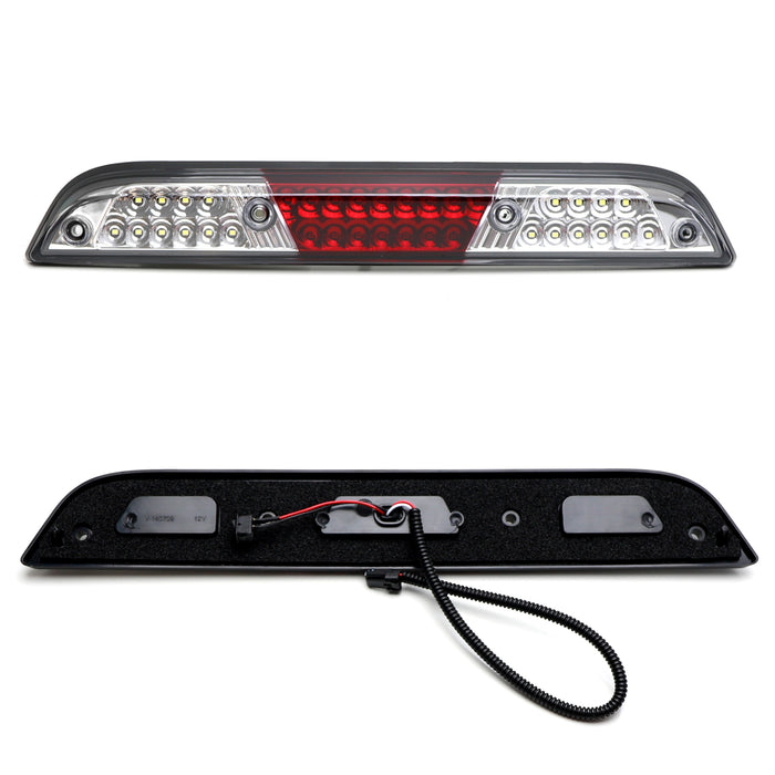 Clear/Red F1 Strobe LED High Mount 3rd Brake Light For 2015-20 F150, F250 Ranger