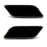 Smoke Lens White Full LED Strip Side Marker Lights For 2010-13 Mercedes E Coupe