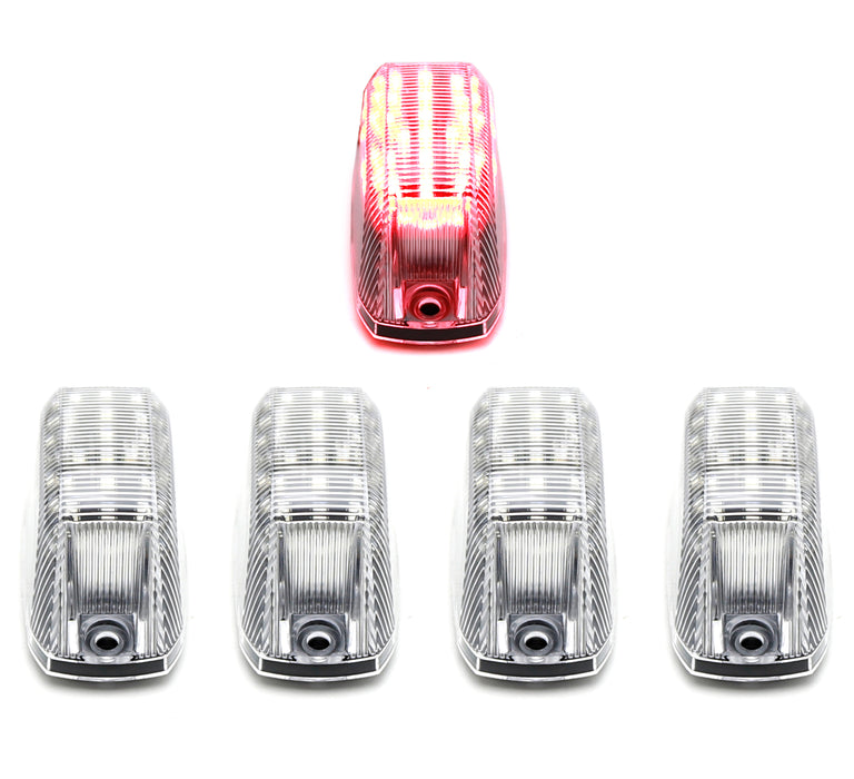 Clear Lens Full LED High Roof Cab Clearance Marker Lights For RAM ProMaster Van