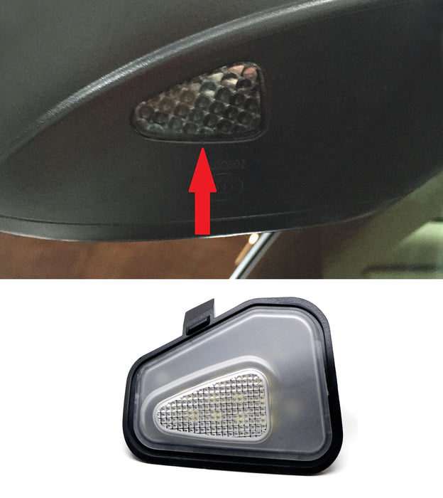 White 18-LED Under Side Mirror Puddle Lights For Volkswagen Jetta Passat CC EOS