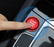 R-Line RS Style Red Aluminum Keyless Engine Push Start Button w/Ring Trim For VW