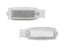 White LED Visor Vanity Mirror Lights For VW Golf GTi EOS Jetta Passat CC Tiguan