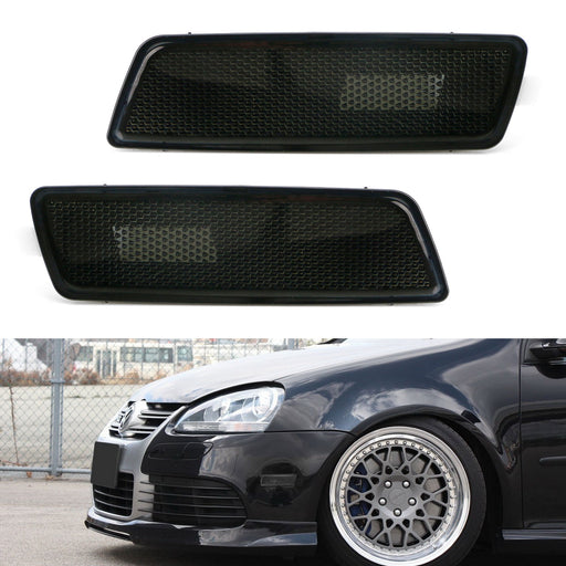 Smoke Lens Front Bumper Side Marker Lamps Housings For VW MK5 Golf GTI R32 Jetta