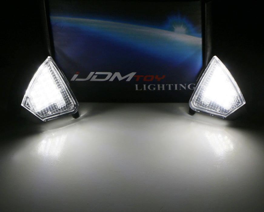 White LED Under Side Mirror Puddle Lights For Volkswagen MK5 Golf GTi R32 Jetta