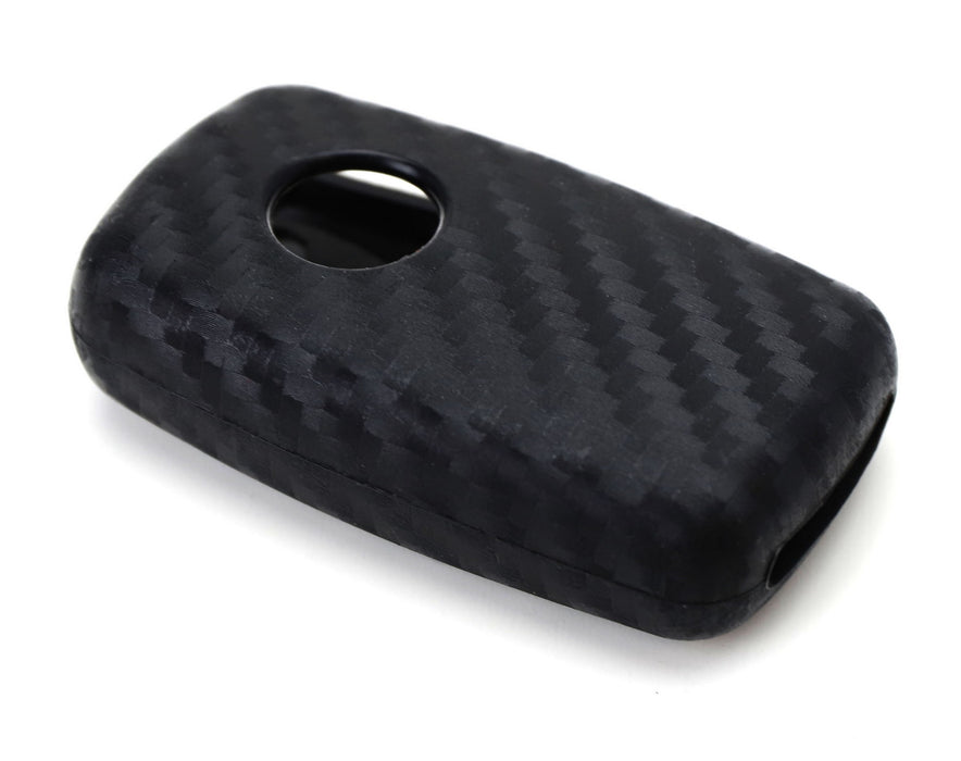 Carbon Fiber Soft Silicone Key Fob For Volkswagen Golf GTI R32 Jetta Rabbit Polo