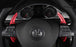 Red CNC Steering Wheel Paddle Shifter Extensions For VW MK6 Golf CC Beetle Jetta