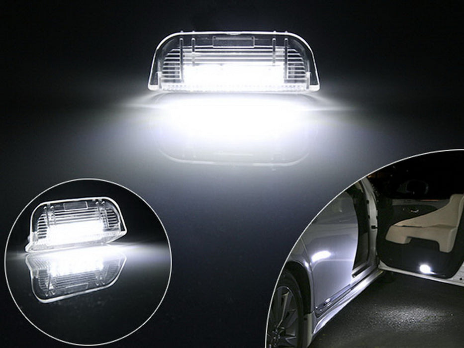 White Error Free 18-LED Side Door Lights For VW Golf GTi EOS Jetta Passat, etc