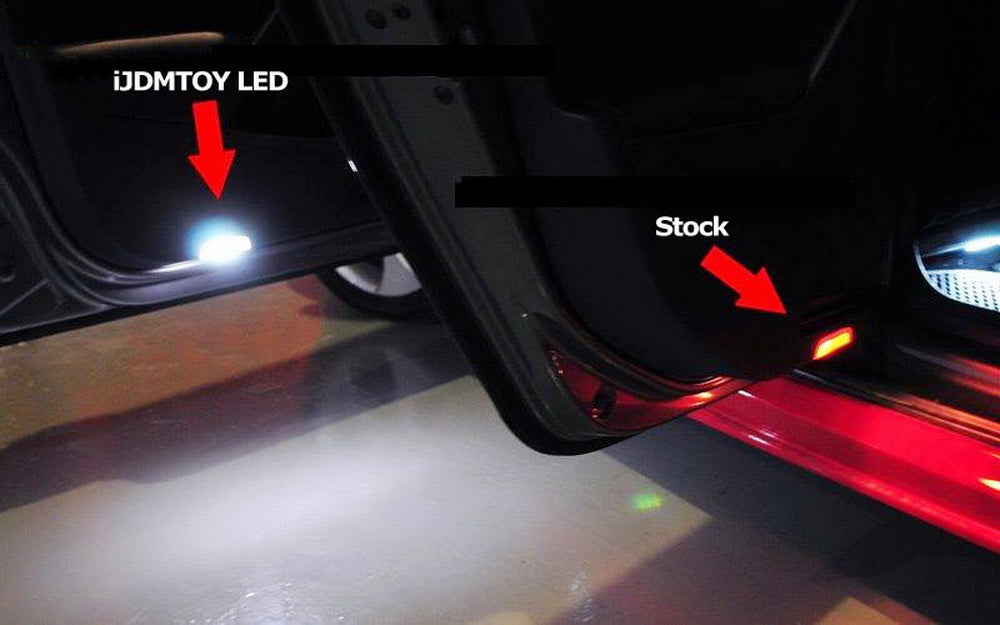 White Error Free 18-LED Side Door Lights For VW Golf GTi EOS Jetta Passat, etc