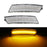 Clear Lens Amber Full LED Side Marker Lights For 18-up VW Tiguan, 12-19 Beetle